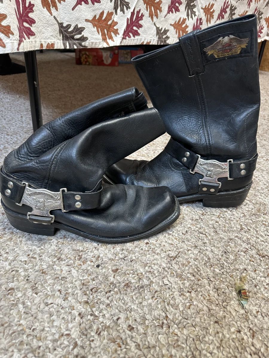 HARLEY DAVIDSON LEATHER BOOTS