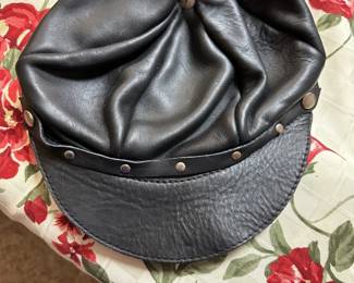 BIKERS LEATHER HAT