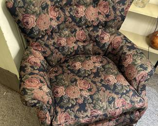 FLORAL ARM CHAIR