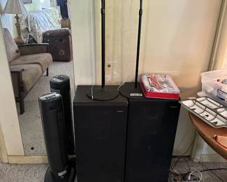 VINTAGE SPEAKERS, ELECTRIC FAN