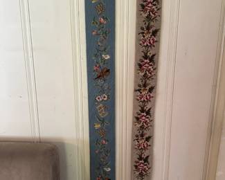 VINTAGE NEEDLEPOINT BELL PULLS