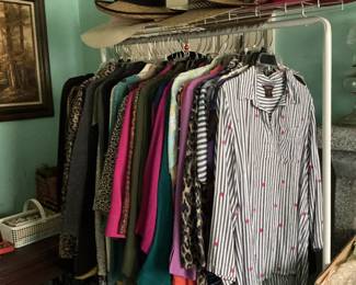Clothing and straw hats