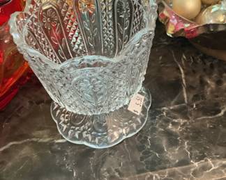 Pressed pattern glass