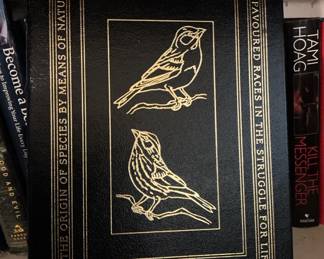 Leather bound books