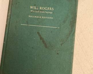 Will Rogers vintage books