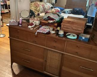 MCM dresser with mirror