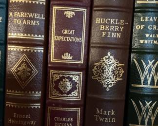 Leather bound books
