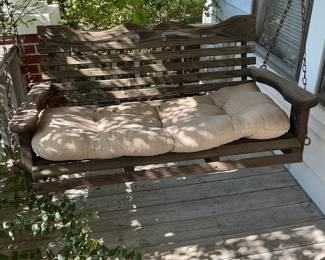 Vintage porch swing