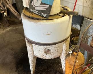 Antique wringer washing machine