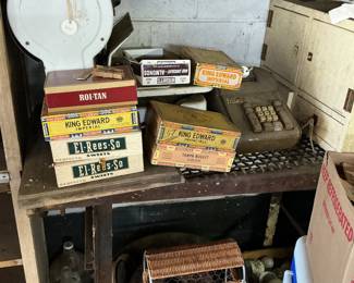Vintage cigar boxes