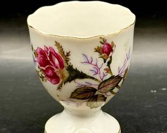 (3) Japanese Porcelain Footed Egg Cup Vintage