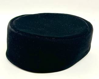Vintage Black Velvet Hat
