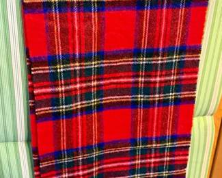 Blarney Plaid Wool Scarf