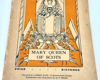 Vintage Ephemera Mary Queen Of Scots Book Program