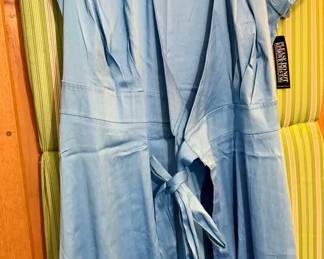 NWT New York & Co. Small Blue Wrap Dress Size Small