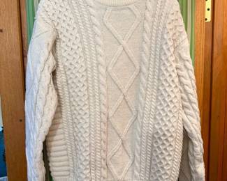Elfric Eden Cable Knit Sweater 90s Retro Size Medium