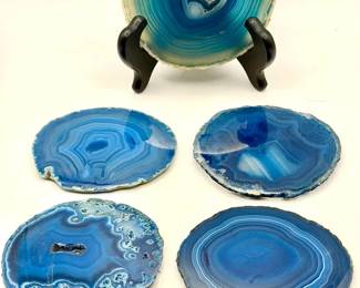 (5) Agate & Geode Slices