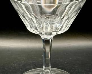 Signed Baccarat Val De Loire Crystal Champagne Coupe