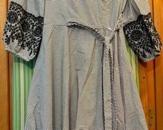 Calvin Klein Vintage Striped Dress Size 6