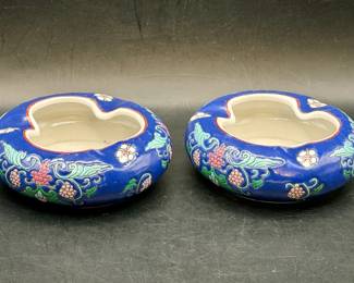 (2) Vintage Chinese Ashtrays