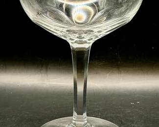Signed Baccarat Genova Cut Champagne Coupe