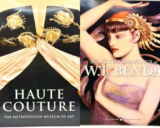 Art & Fashion Books Selected Drawings of W.T. Benda Haute Couture the Metropolitan Museum of Art Book