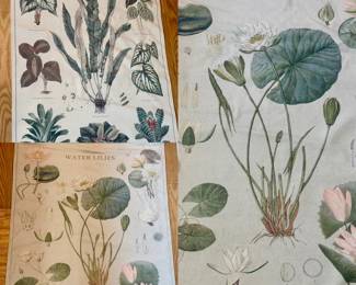 Botanical wall hangings
