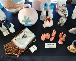 Earthfolk sculptures by local Lubbock artist
