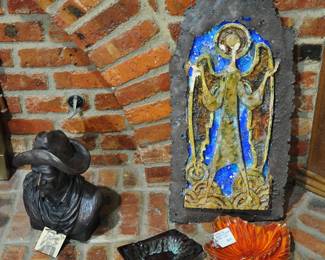 Britalist Sculptural Angel (some damage)