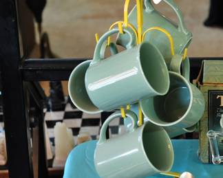 Corning Cups and Stand, never used