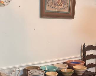 Stoneware mixing bowls