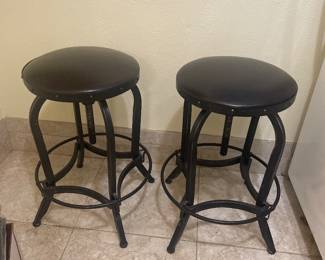 Bar stools - actually stools are available.  3rd one not pictured