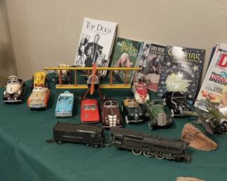 Collectible heavy metal cars and airplane