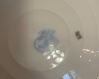Back Mark for Antique Victoria Austria Carlsbad Plates