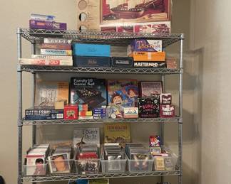 Games, CD's, Miscroscope set, Books, VHS tapes
