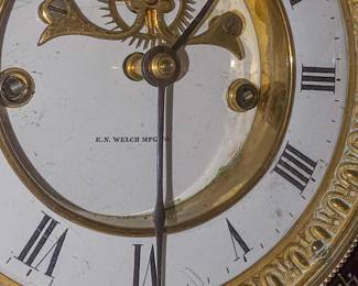 Marble E.N Welch mantle clock