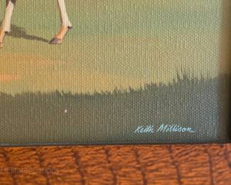 Keith Milkison painting