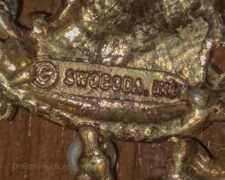Vintage Swoboda Buddha necklace