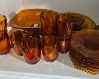 Amber glass