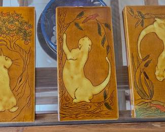 Antique Ephraim Pottery tiles