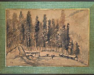 Vintage Batik painting
