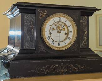 Marble E.N Welch mantle clock
