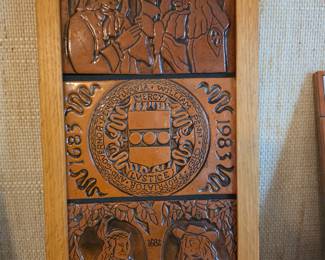 Moravian Pottery tiles commemorating the tricentennial of the Commonwealth of Pennsylvania 