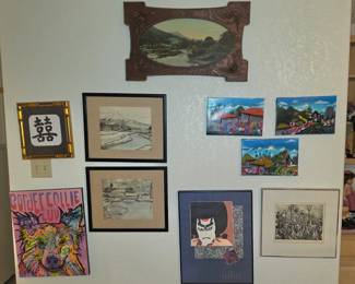 A wide array of artwork