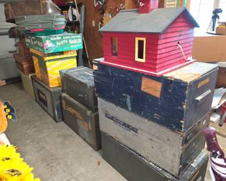 Military trunks and other fun collectibles