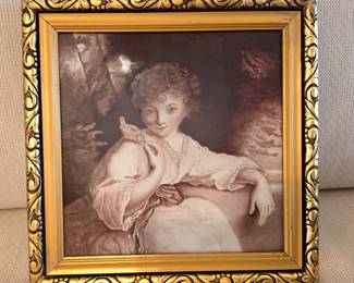 Antique Copeland tile, hand painted by a grandfather that was a faience artist at Royal Doulton in 1880