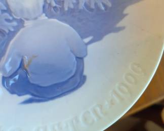 Late 1800's through the late 1900's Bing and Grondahl Christmas plates