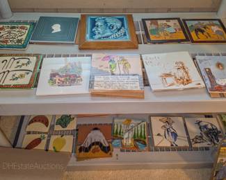 Vintage and antique tiles