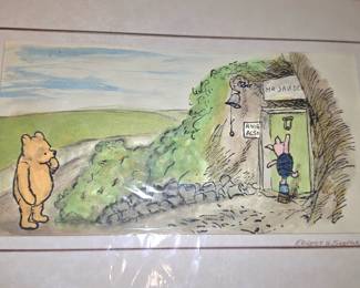 Winnie the Pooh cell by Ernest H. Shepard