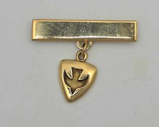 Gold James Avery brooch
